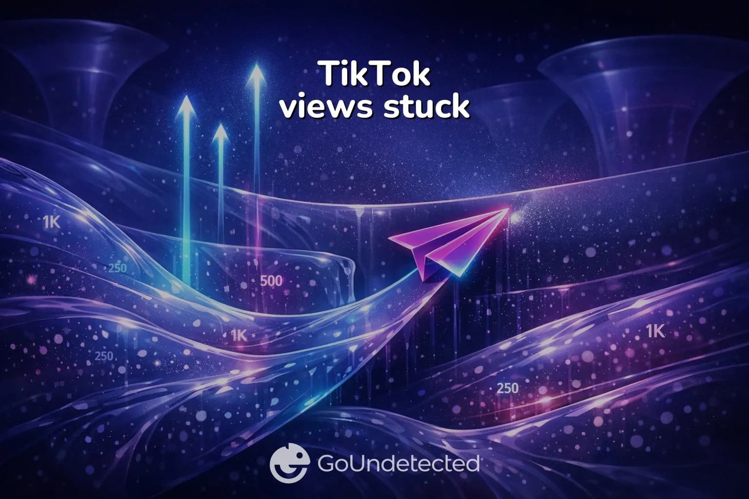 TikTok views stuck