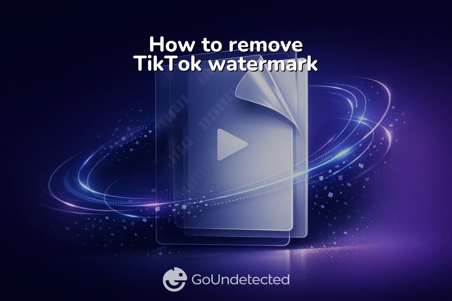 How to remove TikTok watermark