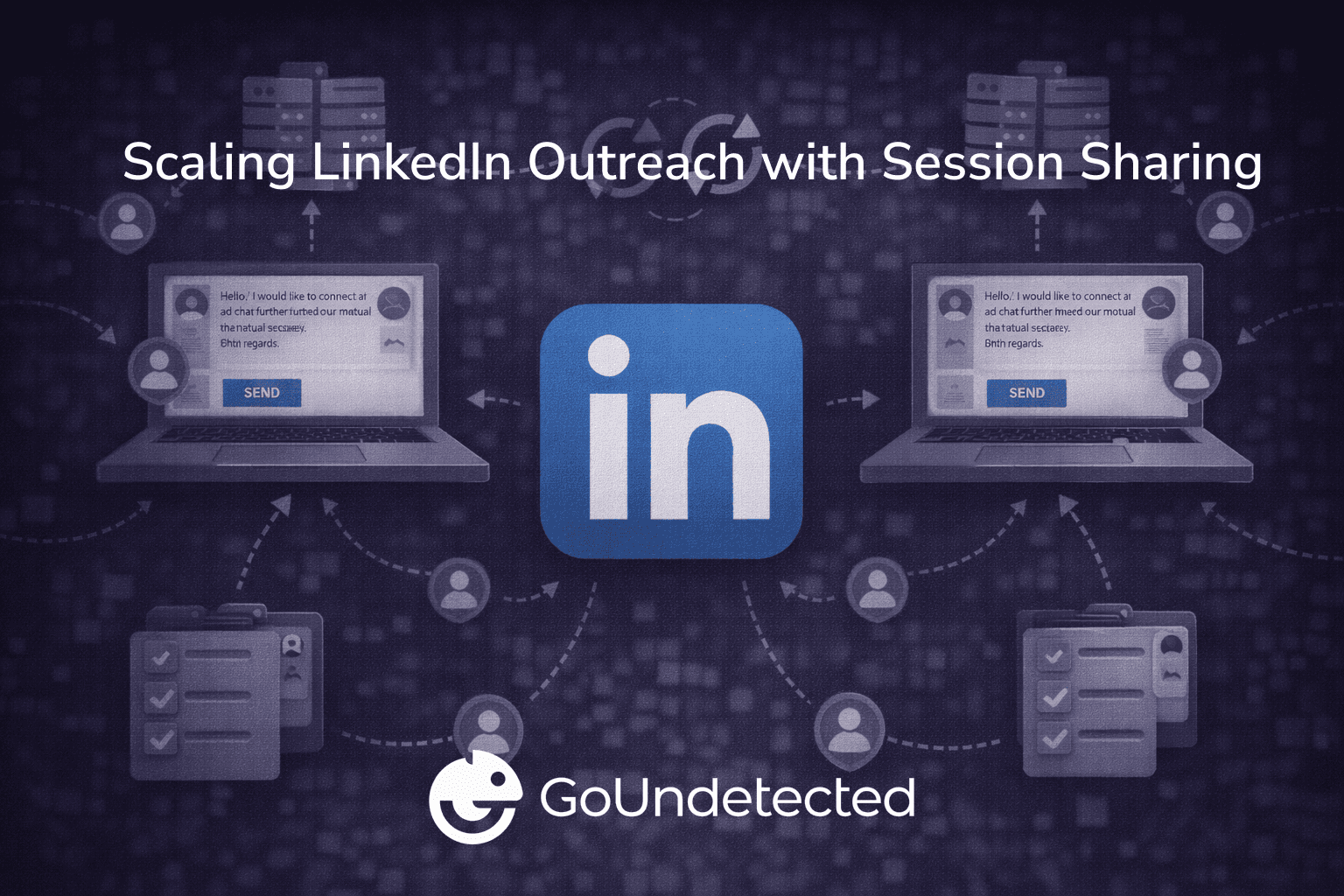 Scaling LinkedIn Outreach with Session Sharing