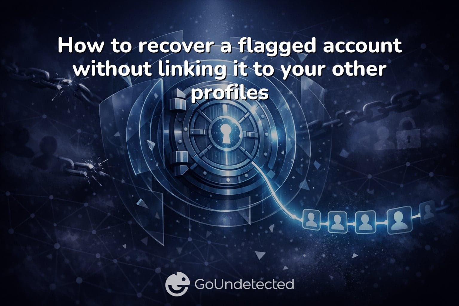 How to recover a flagged account without linking it to your other profiles