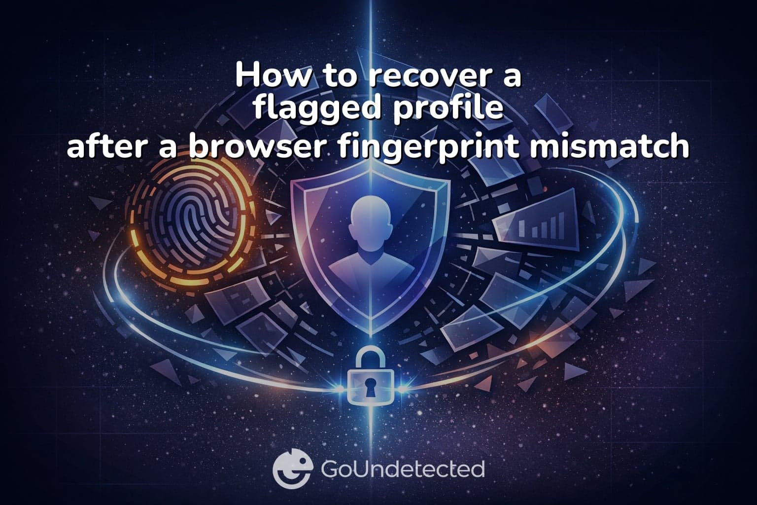 How to recover a flagged profile after a browser fingerprint mismatch